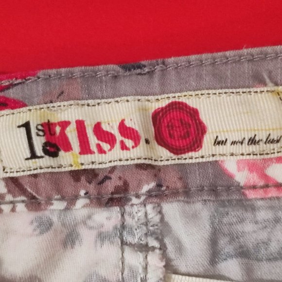 1st Kiss jeans floral design skinny stretchy women's junior size 3 - Picture 6 of 8